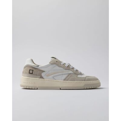 D.A.T.E. sneakers uomo date m421-to-co-hb torneo colored white/beige D.A.T.E. sneakers uomo date m421-to-co-hb torneo colored white/beige