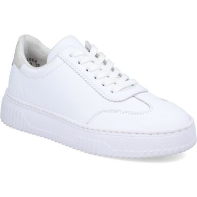 Sneakersy damskie białe skórzane Rieker N9910-80 półbuty sznurowane-36 Sneakersy damskie białe skórzane Rieker N9910-80 półbuty sznurowane-36