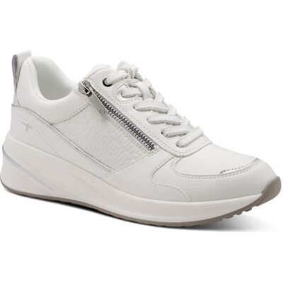 Sneakersy damskie białe Tamaris 23754 buty na koturnie na zamek wygodne-36 Sneakersy damskie białe Tamaris 23754 buty na koturnie na zamek wygodne-36