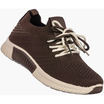 Inny producent Sneakersy Damskie Buty Sportowe Wsuwane Lekkie Tekstylne Brązowe Brązowy 36 Inny producent Sneakersy Damskie Buty Sportowe Wsuwane Lekkie Tekstylne Brązowe Brązowy 36