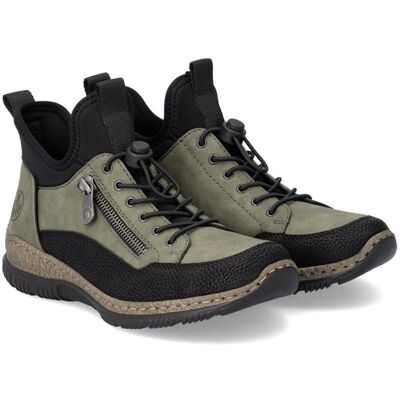 Sneakersy damskie Rieker N32G3-54 GREEN COMBINATION 36 Sneakersy damskie Rieker N32G3-54 GREEN COMBINATION 36