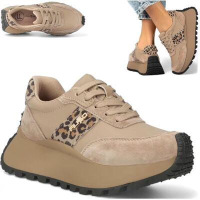 Sneakersy Damskie SKÓRZANE FILIPPO Wygodne Platforma Półbuty Sznurowane 37 Sneakersy Damskie SKÓRZANE FILIPPO Wygodne Platforma Półbuty Sznurowane 37