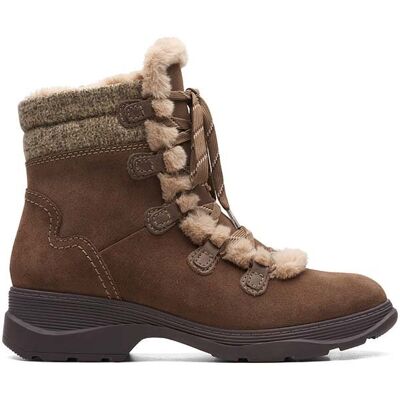 Śniegowce Clarks Aveleigh Edge brązowe skóra 39 Śniegowce Clarks Aveleigh Edge brązowe skóra 39