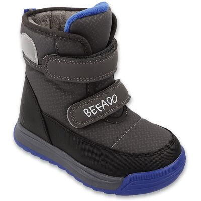 Śniegowce dziecięce chłopięce Befado 169X038 buty zimowe ocieplane rzepy-30 Śniegowce dziecięce chłopięce Befado 169X038 buty zimowe ocieplane rzepy-30