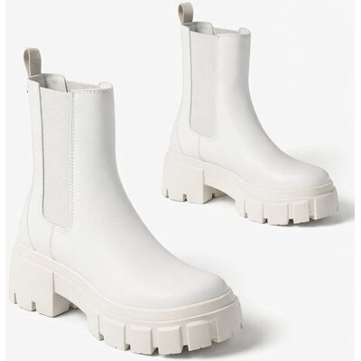 Inny producent STEVE MADDEN BIAŁE BOTKI NA PLATFORMIE Z ELASTYCZNYM BOKIEM 42 1I4A Inny producent STEVE MADDEN BIAŁE BOTKI NA PLATFORMIE Z ELASTYCZNYM BOKIEM 42 1I4A