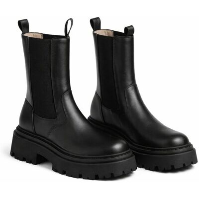 Inny producent STEVE MADDEN CZARNE BOTKI NA PLATFORMIE Z GUMOWANYMI WSTAWKAMI 39 1I3A Inny producent STEVE MADDEN CZARNE BOTKI NA PLATFORMIE Z GUMOWANYMI WSTAWKAMI 39 1I3A