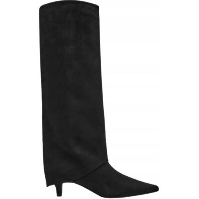 Inny producent STEVE MADDEN CZARNE ZAMSZOWE BOTKI KOTURN PRZED KOSTKĘ 37 24AC Inny producent STEVE MADDEN CZARNE ZAMSZOWE BOTKI KOTURN PRZED KOSTKĘ 37 24AC