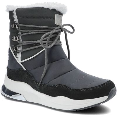 Szare Botki Big Star Damskie Ocieplane Buty Szare Botki Big Star Damskie Ocieplane Buty