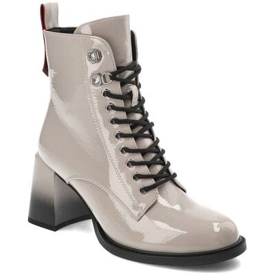 Inny producent Szare Botki S.Barski Damskie Buty Na Obcasie Inny producent Szare Botki S.Barski Damskie Buty Na Obcasie