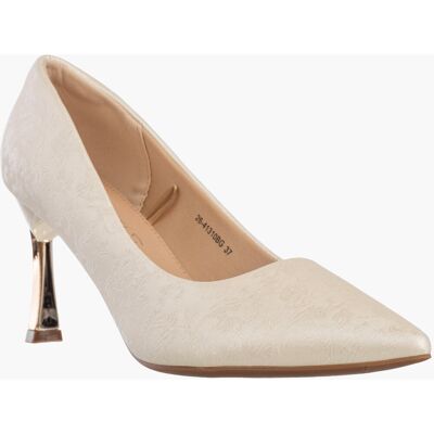 Szpilki Damskie Ekoskóra Buty Na Obcasie Eleganckie Beżowe Potocki 26-41310 Beżowy 39 Szpilki Damskie Ekoskóra Buty Na Obcasie Eleganckie Beżowe Potocki 26-41310 Beżowy 39