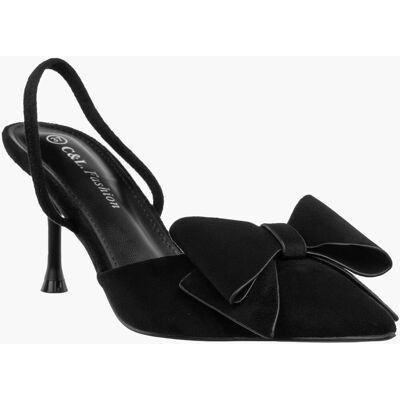 brak danych Szpilki Damskie Eleganckie Buty Na Obcasie z kokardą Czarne Czarny 40 brak danych Szpilki Damskie Eleganckie Buty Na Obcasie z kokardą Czarne Czarny 40