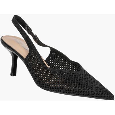 Inny producent Szpilki Damskie Slingback Ażurowe Czółenka Eleganckie Na Szpilce Czarne 36 Inny producent Szpilki Damskie Slingback Ażurowe Czółenka Eleganckie Na Szpilce Czarne 36