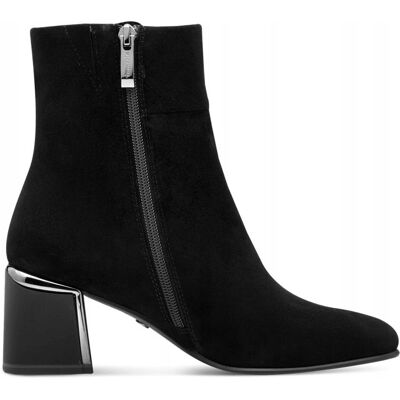Inny producent Tamaris Botki Damskie Black Suede 1-25341-45-004 r.39 Inny producent Tamaris Botki Damskie Black Suede 1-25341-45-004 r.39