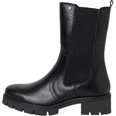 Tamaris Botki Damskie Czarne Skórzane 37 Jjb Tamaris Botki Damskie Czarne Skórzane 37 Jjb
