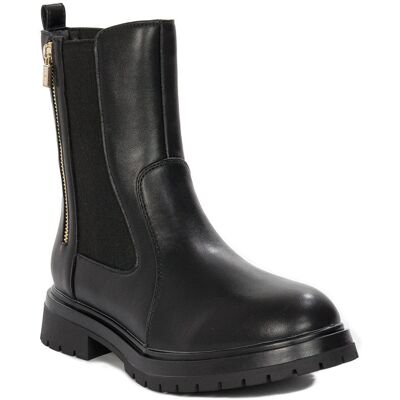 Tommy Hilfiger Botki Damskie Czarne-36 Tommy Hilfiger Botki Damskie Czarne-36