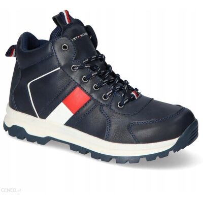 Inny producent Tommy Hilfiger Botki SznurowaneGranatowe 38 14CA Inny producent Tommy Hilfiger Botki SznurowaneGranatowe 38 14CA