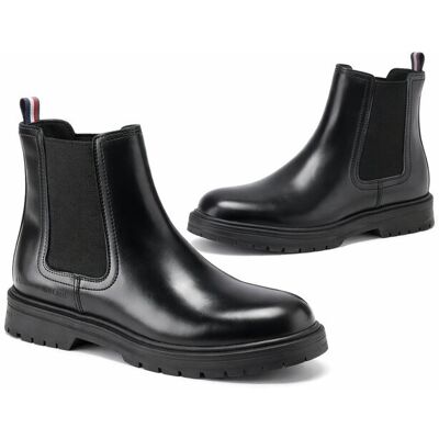 Inny producent TOMMY HILFIGER CZARNE SZTYBLETY MĘSKIE SKÓRZANE WSUWANE 41 1I4A Inny producent TOMMY HILFIGER CZARNE SZTYBLETY MĘSKIE SKÓRZANE WSUWANE 41 1I4A