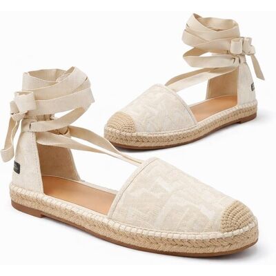 Inny producent TOMMY HILFIGER ESPADRYLE DAMSKIE BEŻOWE Z WIĄZANIEM I TKANINY 38 1I4A Inny producent TOMMY HILFIGER ESPADRYLE DAMSKIE BEŻOWE Z WIĄZANIEM I TKANINY 38 1I4A