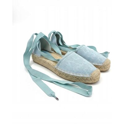 Inny producent TOMMY HILFIGER NIEBIESKIE ESPADRYLE ZE WSTĄŻKAMI I TKANINY 37 2J8A Inny producent TOMMY HILFIGER NIEBIESKIE ESPADRYLE ZE WSTĄŻKAMI I TKANINY 37 2J8A