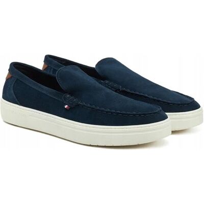 Tommy Hilfiger Półbuty Mokasyny Skórzane Wsuwane 44 T_A Tommy Hilfiger Półbuty Mokasyny Skórzane Wsuwane 44 T_A
