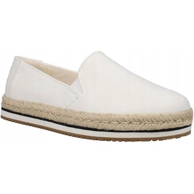 Inny producent TOMS BIAŁE ESPADRYLE Z PLECIONĄ PODESZWĄ I TKANINY 43,5 16IA Inny producent TOMS BIAŁE ESPADRYLE Z PLECIONĄ PODESZWĄ I TKANINY 43,5 16IA
