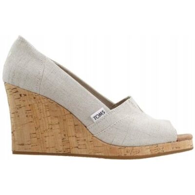 Inny producent TOMS DAMSKIE ESPADRYLE NA KOTURNIE Z ODKRYTYMI PALCAMI BEŻOWE 36 1JTK Inny producent TOMS DAMSKIE ESPADRYLE NA KOTURNIE Z ODKRYTYMI PALCAMI BEŻOWE 36 1JTK