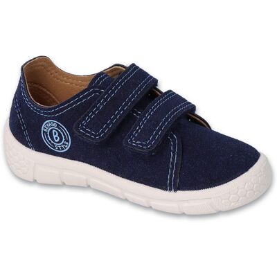 Trampki buty dziecięce chłopięce na rzepy granatowe Befado 909P007-25 Trampki buty dziecięce chłopięce na rzepy granatowe Befado 909P007-25