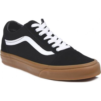 Inny producent Trampki damskie czarne Vans Old Skool skórzane sznurowane niskie-40,5 Inny producent Trampki damskie czarne Vans Old Skool skórzane sznurowane niskie-40,5