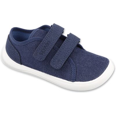 Trampki dla chłopca barefoot Befado 141X005 skórzana wkładka na rzep-27 Trampki dla chłopca barefoot Befado 141X005 skórzana wkładka na rzep-27