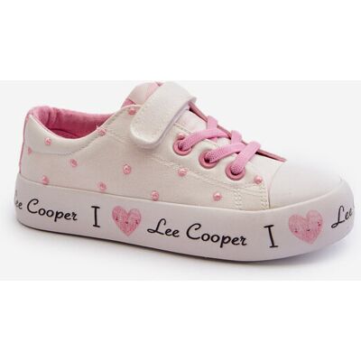 Trampki Dziewczęce Lee Cooper LCW-24-02-2159 Białe-34 Trampki Dziewczęce Lee Cooper LCW-24-02-2159 Białe-34