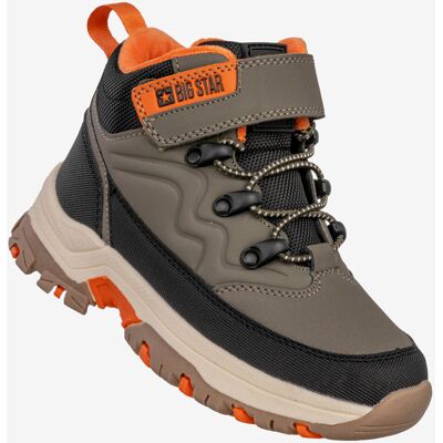 Trapery Dziecięce BIG STAR Buty Ocieplane Trzewiki Zimowe Khaki SS374010 30 Khaki Trapery Dziecięce BIG STAR Buty Ocieplane Trzewiki Zimowe Khaki SS374010 30 Khaki