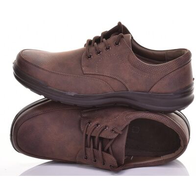 Inny producent TRZEWIKI MĘSKIE BUTY ELEGANCKIE SKÓRA EKOLOGICZNA ZAMSZOWA WSUWANE CZARNE Inny producent TRZEWIKI MĘSKIE BUTY ELEGANCKIE SKÓRA EKOLOGICZNA ZAMSZOWA WSUWANE CZARNE