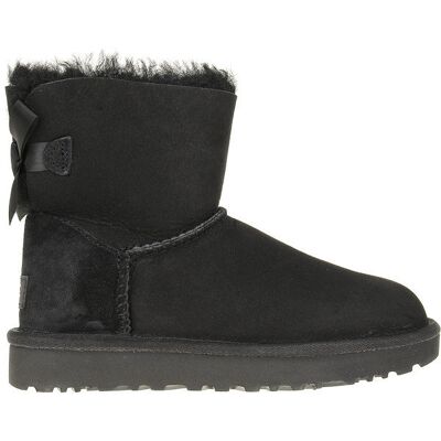 UGG Buty damskie, Mini Bailey Bow II, czarny, rozmiar 39 UGG Buty damskie, Mini Bailey Bow II, czarny, rozmiar 39