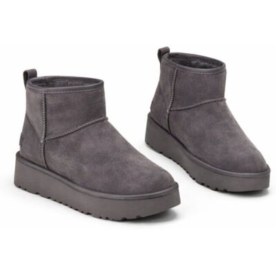 UGG ZAMSZOWE BOTKI NA PLATFORMIE Z OCIEPLENIEM 43 I4A UGG ZAMSZOWE BOTKI NA PLATFORMIE Z OCIEPLENIEM 43 I4A