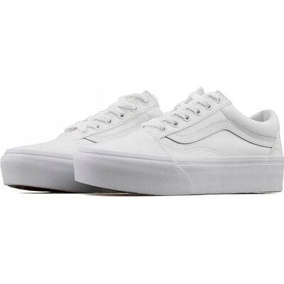 Inny producent VANS OLD SKOOL PLATFOR TRAMPKI BIAŁE ZE SKÓRĄ 38,5 24CA Inny producent VANS OLD SKOOL PLATFOR TRAMPKI BIAŁE ZE SKÓRĄ 38,5 24CA