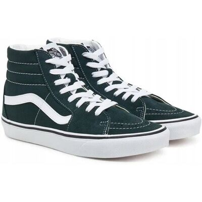 VANS SK8-HI TRAMPKI SKÓRZANE ZIELONE SZNUROWANE WYSOKIE 39 U2A VANS SK8-HI TRAMPKI SKÓRZANE ZIELONE SZNUROWANE WYSOKIE 39 U2A