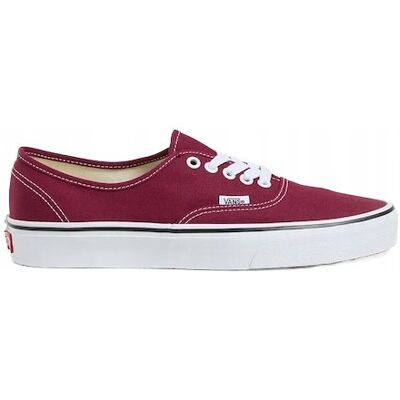 VANS TRAMPKI DAMSKE BORDOWE Z BIAŁĄ PODESZWĄ I TKANINY 35 U2A VANS TRAMPKI DAMSKE BORDOWE Z BIAŁĄ PODESZWĄ I TKANINY 35 U2A