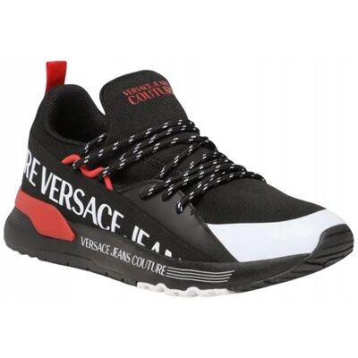 Inny producent VERSACE JEANS COUTURE CZARNE SPORTOWE BUTY SZNUROWANE 44 14BD Inny producent VERSACE JEANS COUTURE CZARNE SPORTOWE BUTY SZNUROWANE 44 14BD