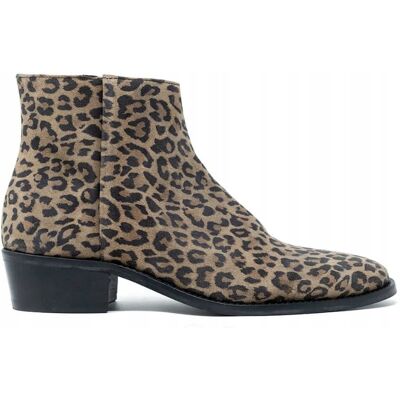 Inny producent WALK London Hoxton Low Leopard Botki 42 14CA Inny producent WALK London Hoxton Low Leopard Botki 42 14CA