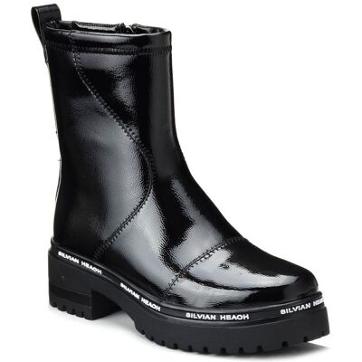 Workery botki damskie FILIPPO 3107 lakierowane-38 Workery botki damskie FILIPPO 3107 lakierowane-38