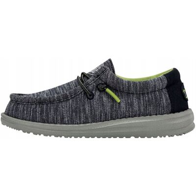Wsuwane Buty Dziecięce Sportowe Mokasyny HeyDude Wally Youth Stretch 34 Wsuwane Buty Dziecięce Sportowe Mokasyny HeyDude Wally Youth Stretch 34