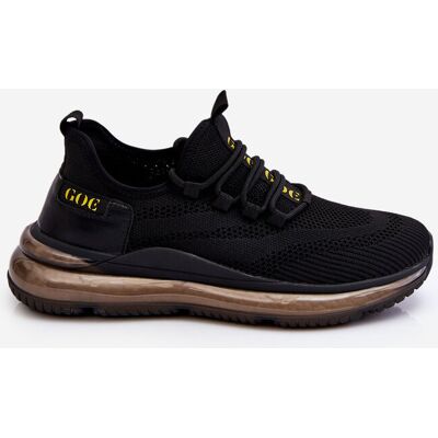 Wsuwane Męskie Buty Sportowe GOE LL1N4024 Czarne-41 Wsuwane Męskie Buty Sportowe GOE LL1N4024 Czarne-41