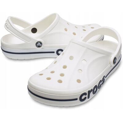 Wygodne Klapki Crocs Bayaband Clog Biały 42,5 Wygodne Klapki Crocs Bayaband Clog Biały 42,5
