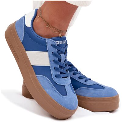 Big Star Shoes Zamszowe Sneakersy Damskie Big Star TT274165 Niebieskie 41-40 Big Star Shoes Zamszowe Sneakersy Damskie Big Star TT274165 Niebieskie 41-40