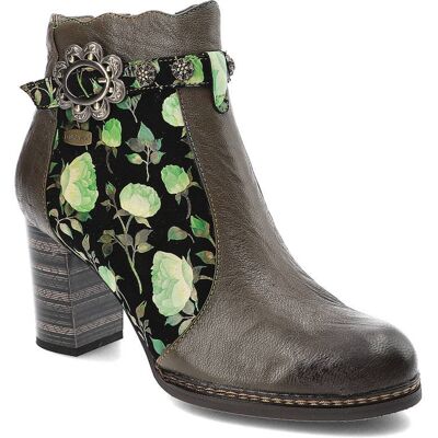 Inny producent Zielone Botki Laura Vita Eleganckie Buty Na Obcasie Inny producent Zielone Botki Laura Vita Eleganckie Buty Na Obcasie