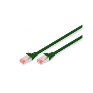 Digitus Kabel krosowy (patch cord) RJ45-RJ45, kat.6, S/FTP, AWG 27/7, LSOH, 1m, zielony, 1szt