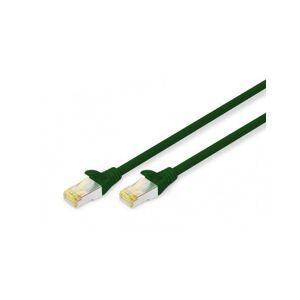 Digitus Kabel krosowy (patch cord) RJ45-RJ45, kat.6A, S/FTP, AWG 26/7, LSOH, 1m, zielony, 1szt
