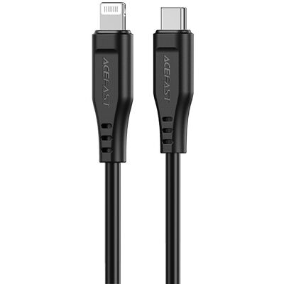 Acefast kabel MFI USB Typ C - Lightning 1,2m, 30W, 3A czarny (C3-01 black) Acefast kabel MFI USB Typ C - Lightning 1,2m, 30W, 3A czarny (C3-01 black)