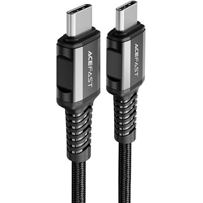 Acefast kabel USB Typ C - USB Typ C 1,2m, 60W (20V/3A) czarny (C1-03 black) Acefast kabel USB Typ C - USB Typ C 1,2m, 60W (20V/3A) czarny (C1-03 black)
