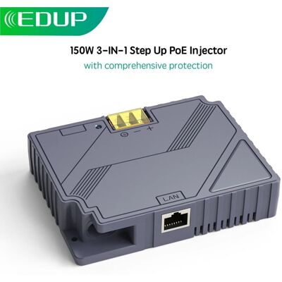 Adapter Poe Injector Starlink Gen2 V2 Do 150w Lan Ethernet Rj45 1gb 1000mb Do Routera Edup Ep-Sk0017 Adapter Poe Injector Starlink Gen2 V2 Do 150w Lan Ethernet Rj45 1gb 1000mb Do Routera Edup Ep-Sk0017